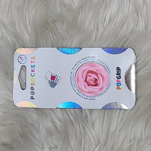 Popsockets Rose Pink Pop Grip Phone Stand Accessories - Picture 2 of 3